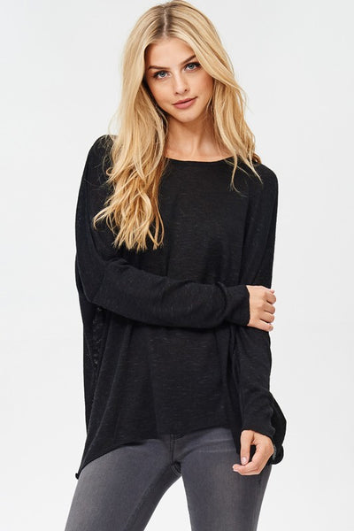 Simple Front Twist Back Top