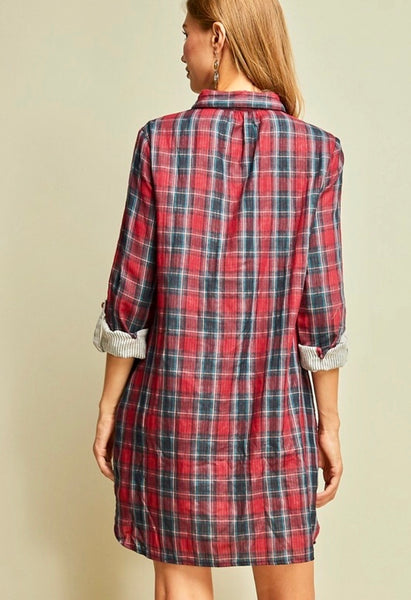 Taylor Plaid Dress