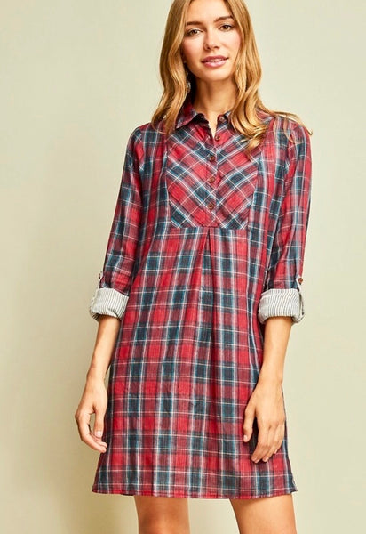 Taylor Plaid Dress