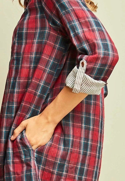 Taylor Plaid Dress
